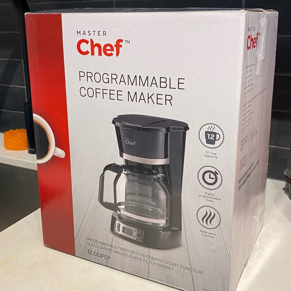 Programmable coffee maker